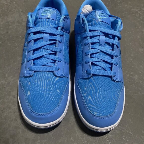 Nike Dunk Low Retro PRM UNC University Blue White Shoes *NEW Men's - Picture 4 of 4